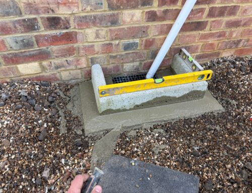Gully Installation & Concrete Surround in Bagshot